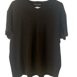 Michael Kors Black V-Neck T-Shirt